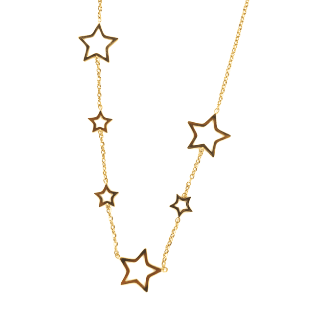 Multiple Star Charm Chain
